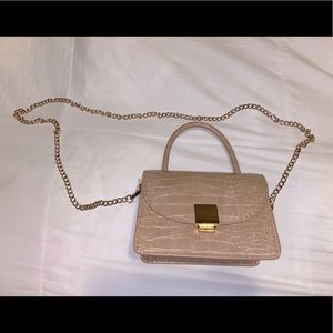 Mini Snakeskin Purse